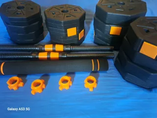 Kit Mancuernas 30kg Ajustables