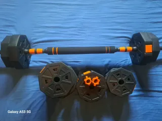 Kit Mancuernas 30kg Ajustables