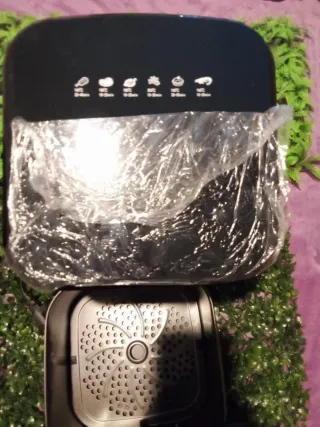 Freidora de aire negra