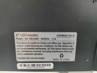Monitor Evromedia Negro
