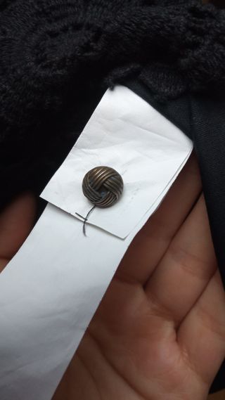 Vestido Zara Negro Encaje Talla L