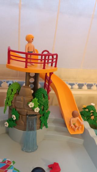 Playmobil Piscina con tobogán Ref 4858
