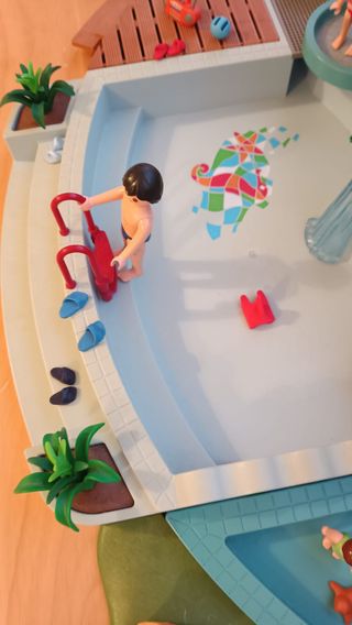 Playmobil Piscina con tobogán Ref 4858