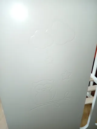 Cuna de bebé blanca varias alturas