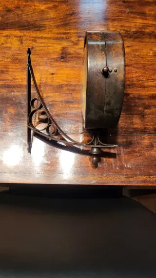 Reloj de pared doble cara estilo antiguo