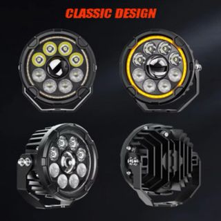 Par de faros LED nuevos, nunca montados, potencia