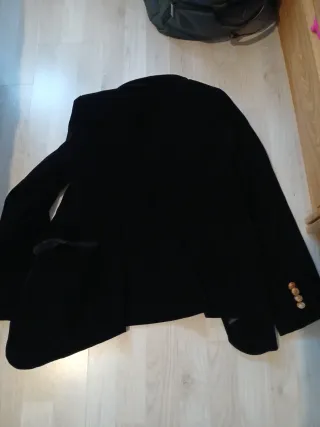 Americana Terciopelo Negra Talla M