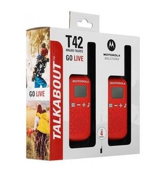 Walkie Talkies Motorola T42 Rojos
