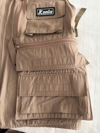 Chaleco Konix Multibolsillos Beige