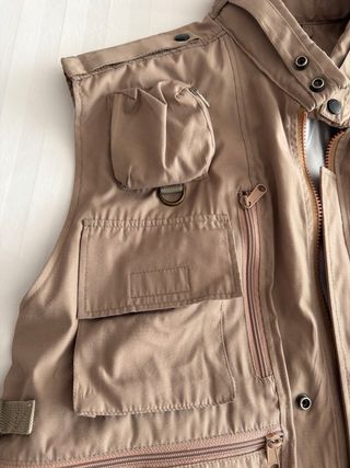 Chaleco Konix Multibolsillos Beige