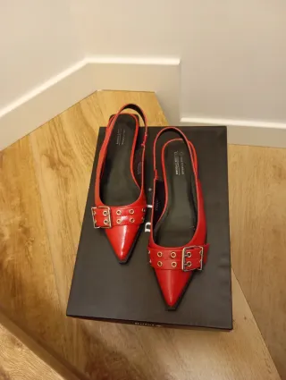 Zapatos rojos mujer