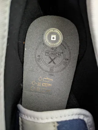 Zapatillas Munich Azul y Turquesa