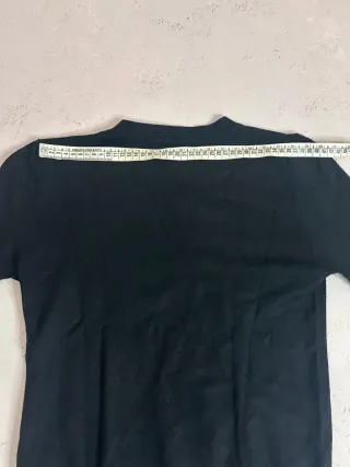 Maglione nero con perle taglia S