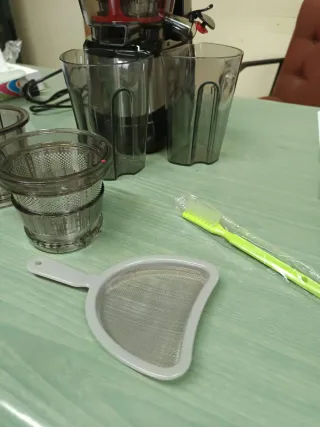 Estrattore Succo Acciaio Inox con accessori, nuovo