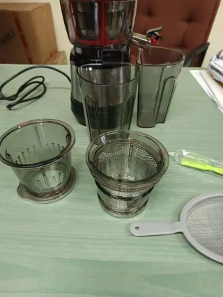 Estrattore Succo Acciaio Inox con accessori, nuovo