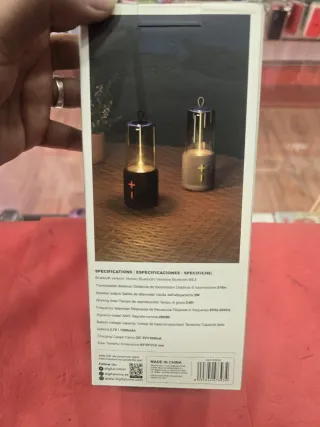 Altavoz Aomer Inalambrico Luz Ambiente Sonido Puro