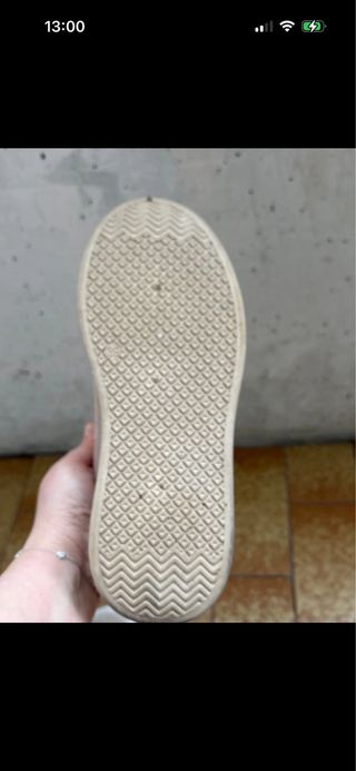 Scarpe sneakers donna beige/oro con strass