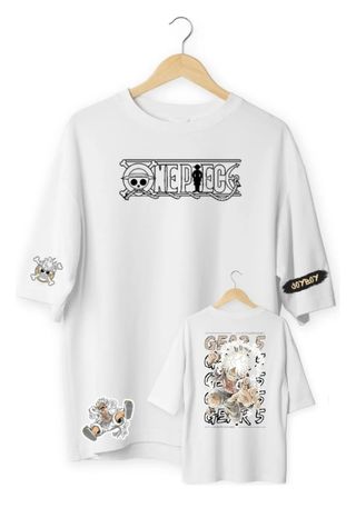 Franela Oversize One Piece Blanca