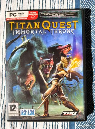 Titan Quest Immortal Throne PC DVD Completo