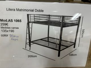 Litera Doble cama Matrimonial