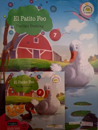 Libros de Pinocho Y Patito feo + cds Bilingüe