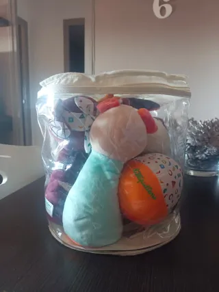 Juego Bolos Infantil Animales Peluche Lilliputiens