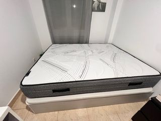 Cama Canapé Abatible con Colchón Viscoelástico