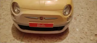 Coche Muñeca Barbie Descapotable Rosa y Beige