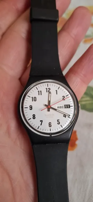 Orologio Swatch Quarzo Bianco Uomo/Donna