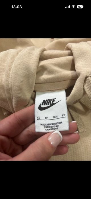 Conjunto Chándal Nike Beige