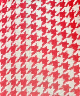 Chaqueta  pata de gallo roja y blanca.