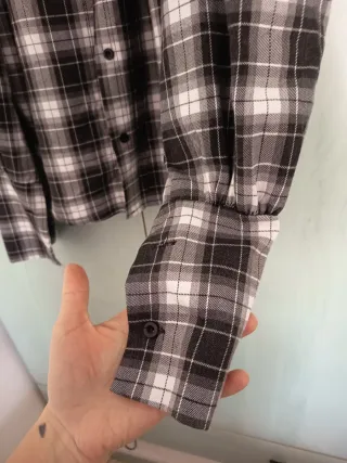 Camicia invernale manica a palloncino