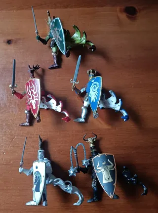 Figuras Caballeros Medievales Papo