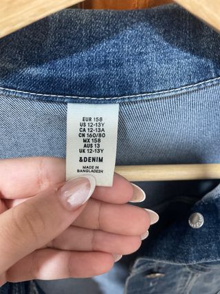 Chaqueta tejana vaquera