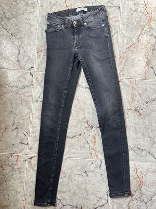 Trussardi Jeans Negro Lavado Skinny W