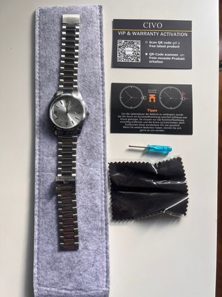 Reloj CIVO Plata NEGOCIABLE