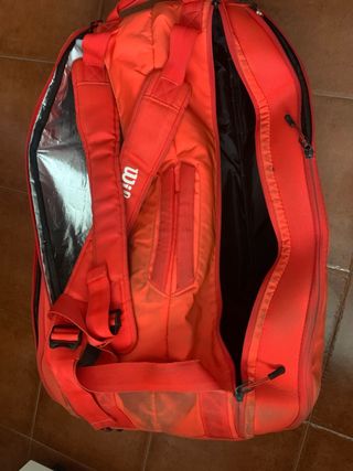 Wilson Tour Super Tour 9 Raquetas Rojo