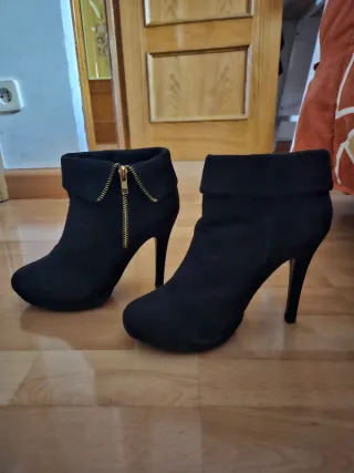 Botines TINA GODOY negros talla 37