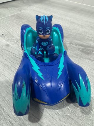 Coche PJ Masks azul y verde