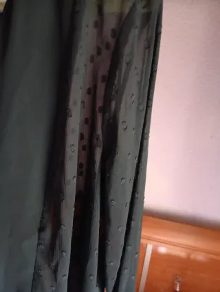 Blusa Mango Negra Transparente