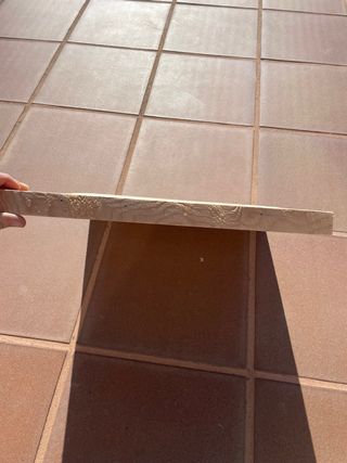 Estanteria tablero de madera natural roble, tarugo