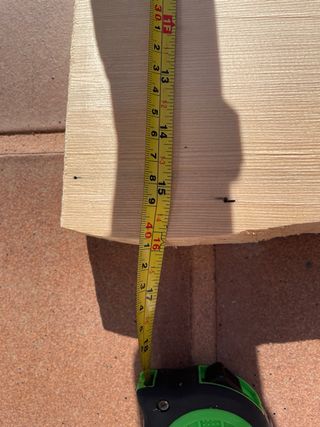 Estanteria tablero de madera natural roble, tarugo