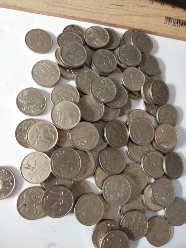88 Monedas 5 Pesetas Pequeñas