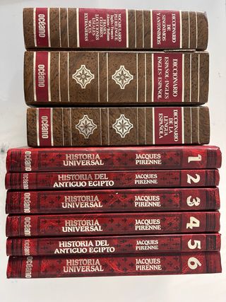 Diccionarios e historia universal océano colección
