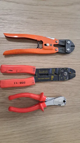 Kit pinze per elettricista e taglio