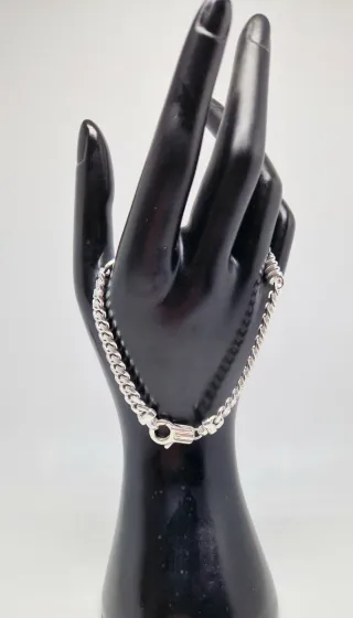 Pulsera Caballero Plata