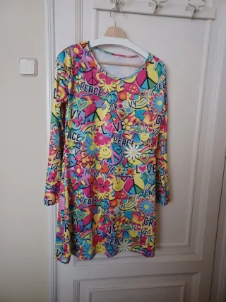 Disfraz adulto Peace & Love talla XL