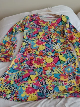 Disfraz adulto Peace & Love talla XL