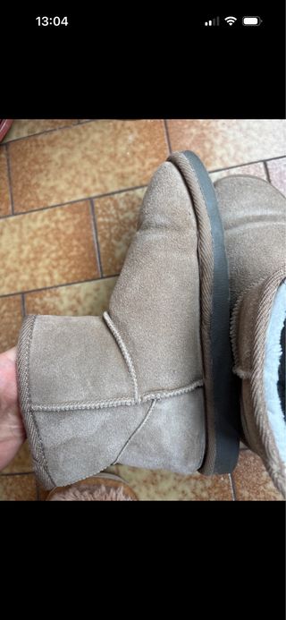 Stivaletti donna foderati caldi beige