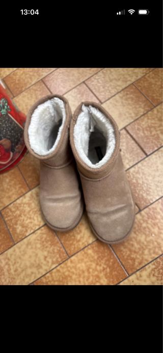 Stivaletti donna foderati caldi beige